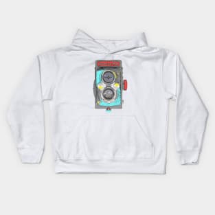 Pop Art Vintage Camera Kids Hoodie